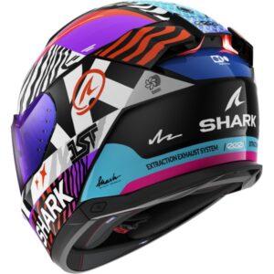 CASCO SHARK SKWAL i3 SPEED-FANCY Black White Orange