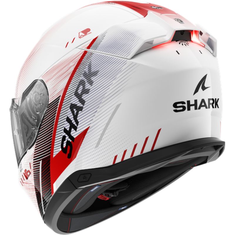 CASCO SHARK SKWAL i3 SPEED-TECH White Red Black