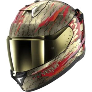 CASCO SHARK SKWAL i3 VENUM Black Red Gold