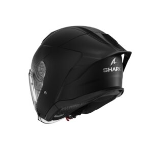 CASCO SHARK SKWAL JET CUP BLANK Mat Black  Mat
