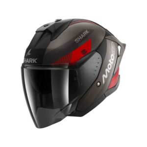 CASCO SHARK SKWAL JET CUP MOTOGP Mat Black Anthracite Red