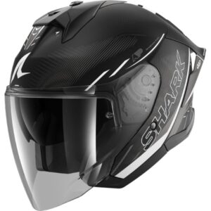 CASCO SHARK SKWAL JET CUP SPEED-TECH Mat Black White Anthracite