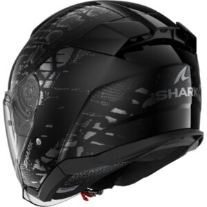 CASCO SHARK SKWAL JET REPTAIA Black Anthracite Anthracite