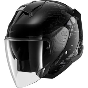 CASCO SHARK SKWAL JET REPTAIA Black Anthracite Anthracite