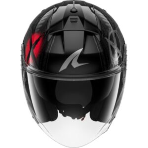 CASCO SHARK SKWAL JET SHIEVER Black Anthracite Red
