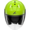 Casco Shark SKWAL SKWAL i3 JET BLANK Toxic Green Glossy - Imagen 2