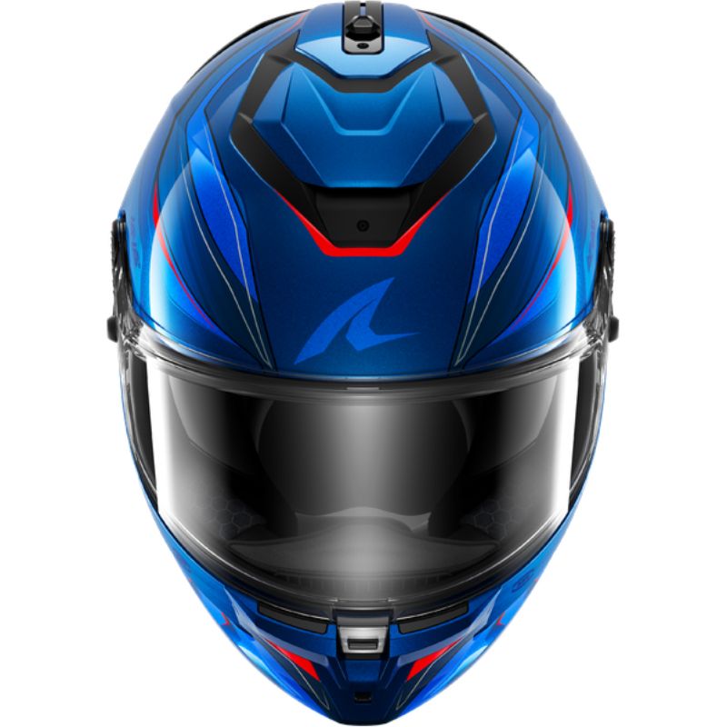 CASCO SHARK SPARTAN GT PRO CARBON MEKARIUM Carbon Blue Orange