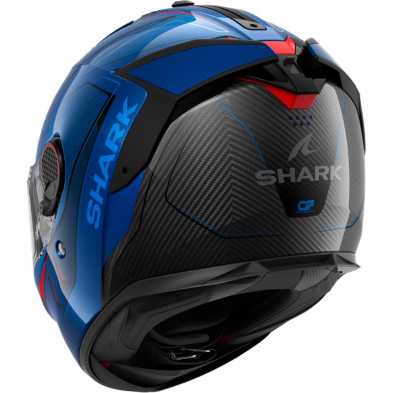 CASCO SHARK SPARTAN GT PRO CARBON MEKARIUM Carbon Blue Orange
