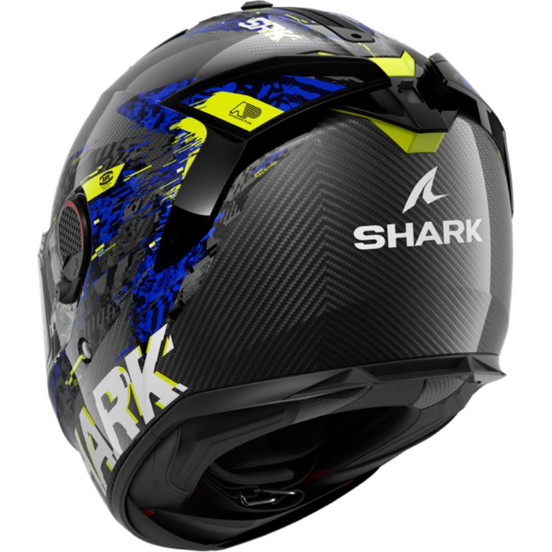 CASCO SHARK SPARTAN GT PRO CARBON SPEED-VIB Carbon Anthracite Blue