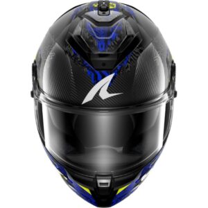 CASCO SHARK SPARTAN GT PRO CARBON SPEED-VIB Carbon Anthracite Blue