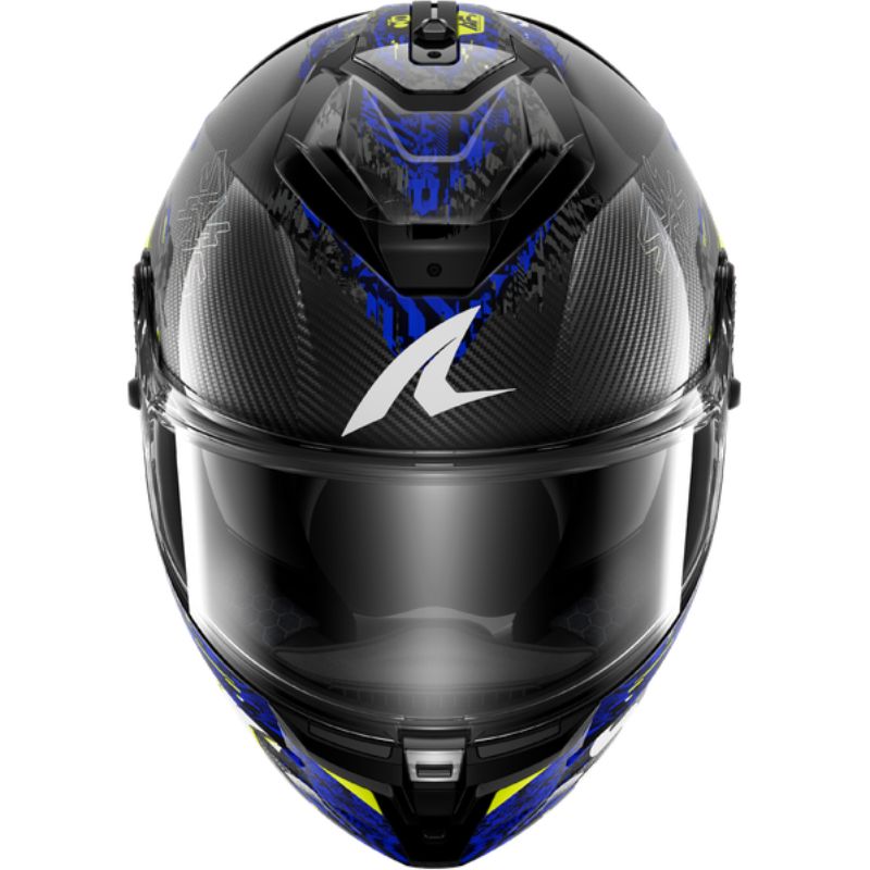 CASCO SHARK SPARTAN GT PRO CARBON SPEED-VIB Carbon Anthracite Blue