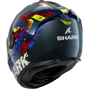 CASCO SHARK SPARTAN GT PRO CARBON SPEED-VIB Carbon Blue Red