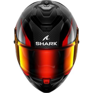 CASCO SHARK SPARTAN GT PRO KULTRAM CARBON Carbon Black Red
