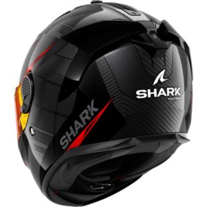 CASCO SHARK SPARTAN GT PRO KULTRAM CARBON Carbon Black Red