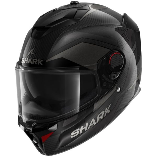 CASCO SHARK SPARTAN GT PRO RITMO CARBON Carbon Anthracite Chrom