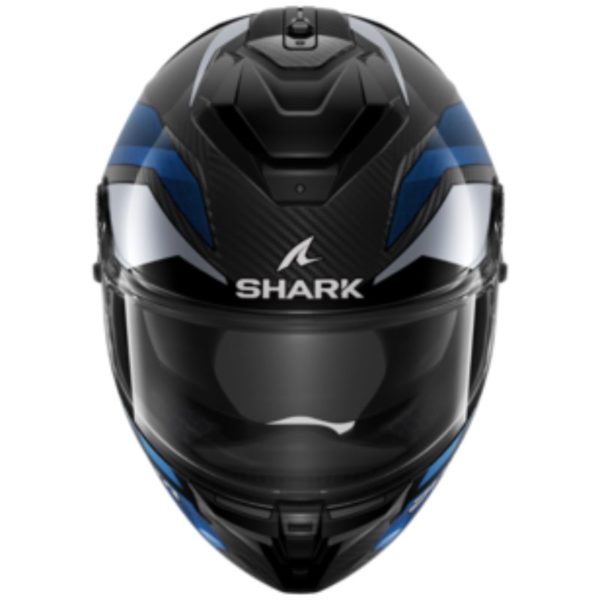 CASCO SHARK SPARTAN GT PRO RITMO CARBON Carbon Blue Chrom