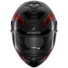 CASCO SHARK SPARTAN GT PRO RITMO CARBON Carbon Red Chrom - Imagen 2