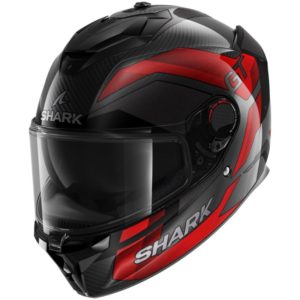 CASCO SHARK SPARTAN GT PRO RITMO CARBON Carbon Red Chrom