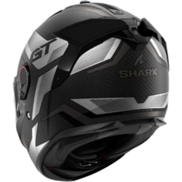 CASCO SHARK SPARTAN GT PRO RITMO CARBON Mat Carbon Silver Chrom