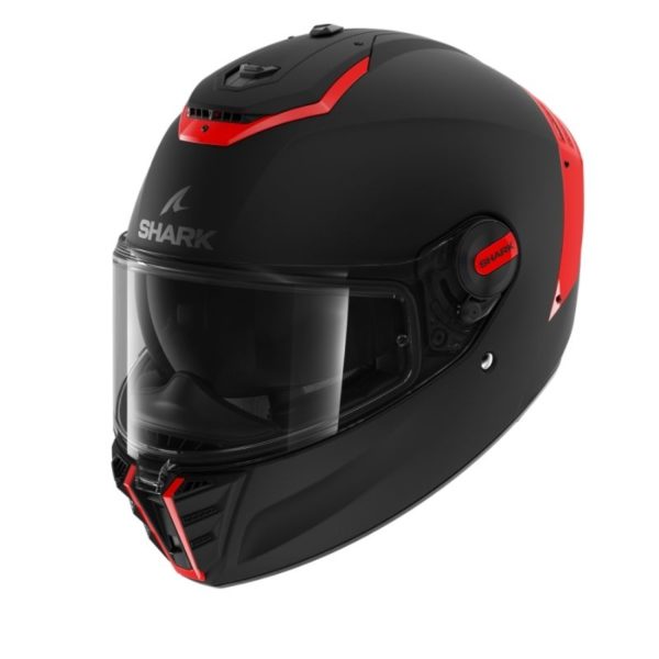 Casco Shark SPARTAN RS BLANK Mat SP Black Orange Black