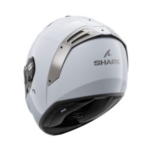 Casco Shark SPARTAN RS BLANK White Silver Glossy