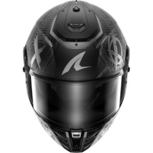 CASCO SHARK SPARTAN RS CARBON SHIEVER Mat Carbon Anthracite Silver