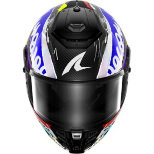 CASCO SHARK SPARTAN RS CARBON STREETRUSH Carbon Blue Chrom