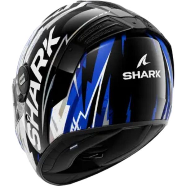 CASCO SHARK SPARTAN RS HIBOLT Black Blue Chrom