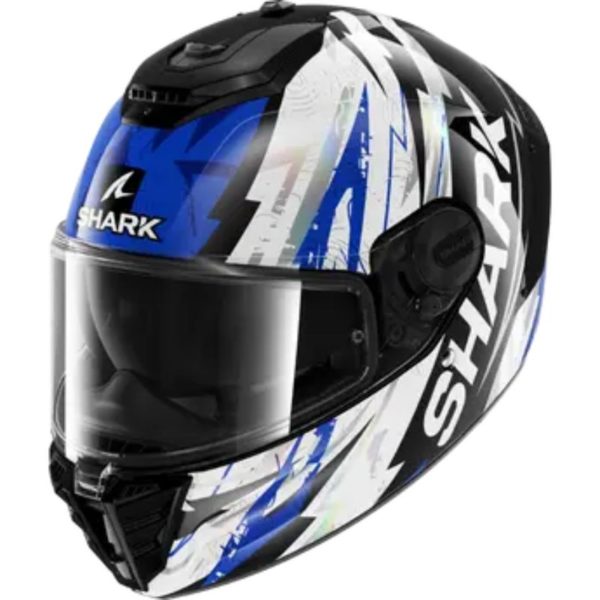 CASCO SHARK SPARTAN RS HIBOLT Black Blue Chrom