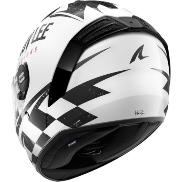 CASCO SHARK SPARTAN RS RACESHOP White Black Red