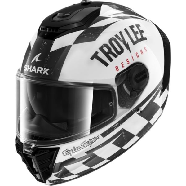 CASCO SHARK SPARTAN RS RACESHOP White Black Red