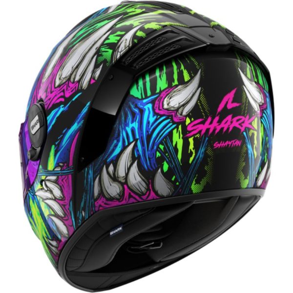 CASCO SHARK SPARTAN RS SHAYTAN Black Green Violet