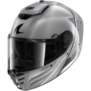 CASCO SHARK SPARTAN RS SPEED-TECH Silver White Black