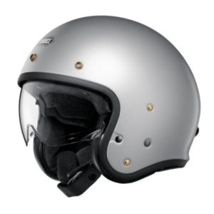 CASCO SHOEI J·O 2 GRIS PLATA MATE