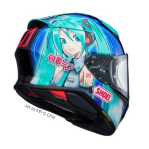 CASCO SHOEI NXR 2 HATSUNE MIKU TC4
