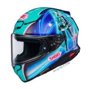 CASCO SHOEI NXR 2 HATSUNE MIKU TC4