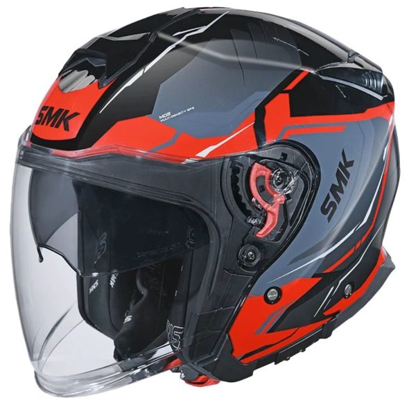 CASCO SMK GTJ ESCAPE DECORADO BRILLO (GL236)