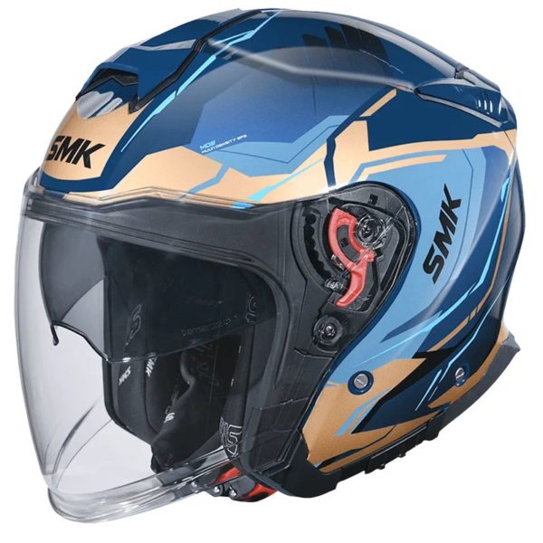 CASCO SMK GTJ ESCAPE DECORADO BRILLO (GL575)