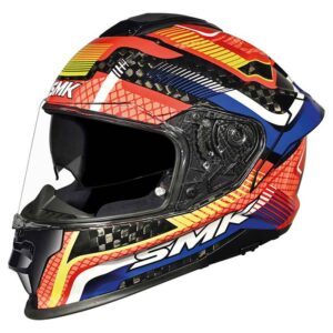 CASCO SMK TITAN CARBON RAZOR DECORADO BRILLO (GL235)