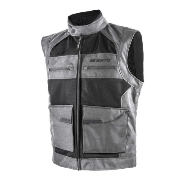 CHALECO SEVENTY SCIROCCO SD-S3 TOURING MULTIBOLSILLOS GRIS