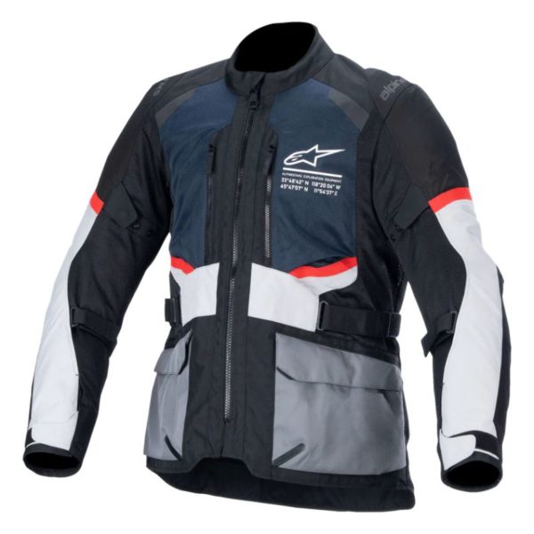 Chaqueta Alpinestar ANDES AIR DRYSTAR DEEP BLUE BLACK ICE GRAY