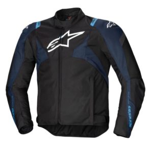 Chaqueta Alpinestar T-JAWS V4 WP BLACK DARK BLUE BLITHE BLUE