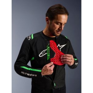 Chaqueta Alpinestar T-SPS AIR V2 BLACK FLUO GREEN
