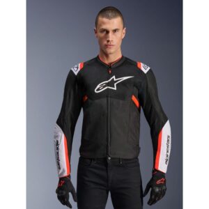 Chaqueta Alpinestar T-SPS AIR V2 BLACK WHITE RED FLUO