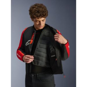 Chaqueta Alpinestar T-SPS V2 WP BLACK RED RED FLUO