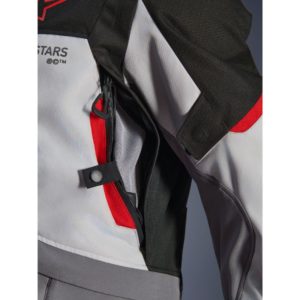 CHAQUETA ALPINESTARS ANDES V4 DRYSTAR DK GRAY ICE GRAY BK BRIGHT RED
