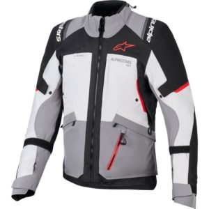 CHAQUETA ALPINESTARS ANDES V4 DRYSTAR DK GRAY ICE GRAY BK BRIGHT RED