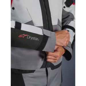 CHAQUETA ALPINESTARS ANDES V4 DRYSTAR DK GRAY ICE GRAY BK BRIGHT RED
