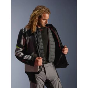 CHAQUETA ALPINESTARS ANDES V4 DRYSTAR DK GRAY ICE GRAY BK YLLW FLUO