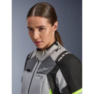 CHAQUETA ALPINESTARS ANDES V4 DRYSTAR STELLA ICE GRAY DARK GRAY BK YLLW